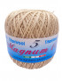 Cotone "Magnum"100% Egiziano Gasato Mercerizzato-100gr 452mt Colore Sabbia n°2140-Uncinetto Consigliato n°2