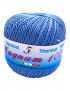 Cotone "Magnum"100% Egiziano Gasato Mercerizzato-100gr 452mt Colore Azzurro n°285-Uncinetto Consigliato n°2