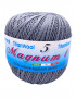Cotone "Magnum"100% Egiziano Gasato Mercerizzato-100gr 452mt Colore Grigio n°302-Uncinetto Consigliato n°2