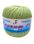 Cotone "Magnum"100% Egiziano Gasato Mercerizzato-100gr 452mt Colore Verde Sedano n°458-Uncinetto Consigliato n°2