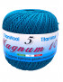 Cotone "Magnum"100% Egiziano Gasato Mercerizzato-100gr 452mt Colore Petrolio n°93-Uncinetto Consigliato n°2