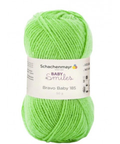 Schachenmayr Baby Smiles Bravo Baby 185 filato per bambini Colore Verde Mela 1072