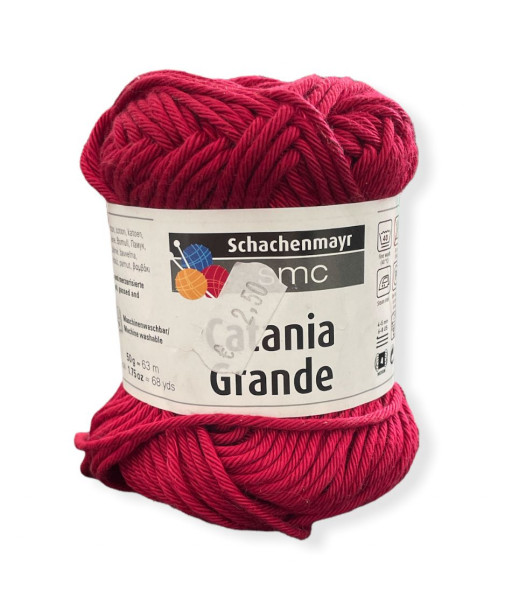 Gomitoli Cotone Catania Grande 50g bordeaux n°3192