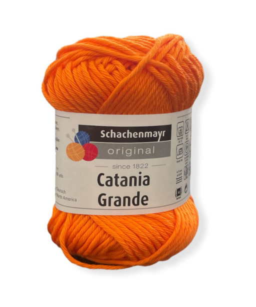 Gomitoli Cotone Catania Grande 50g arancione n°3281