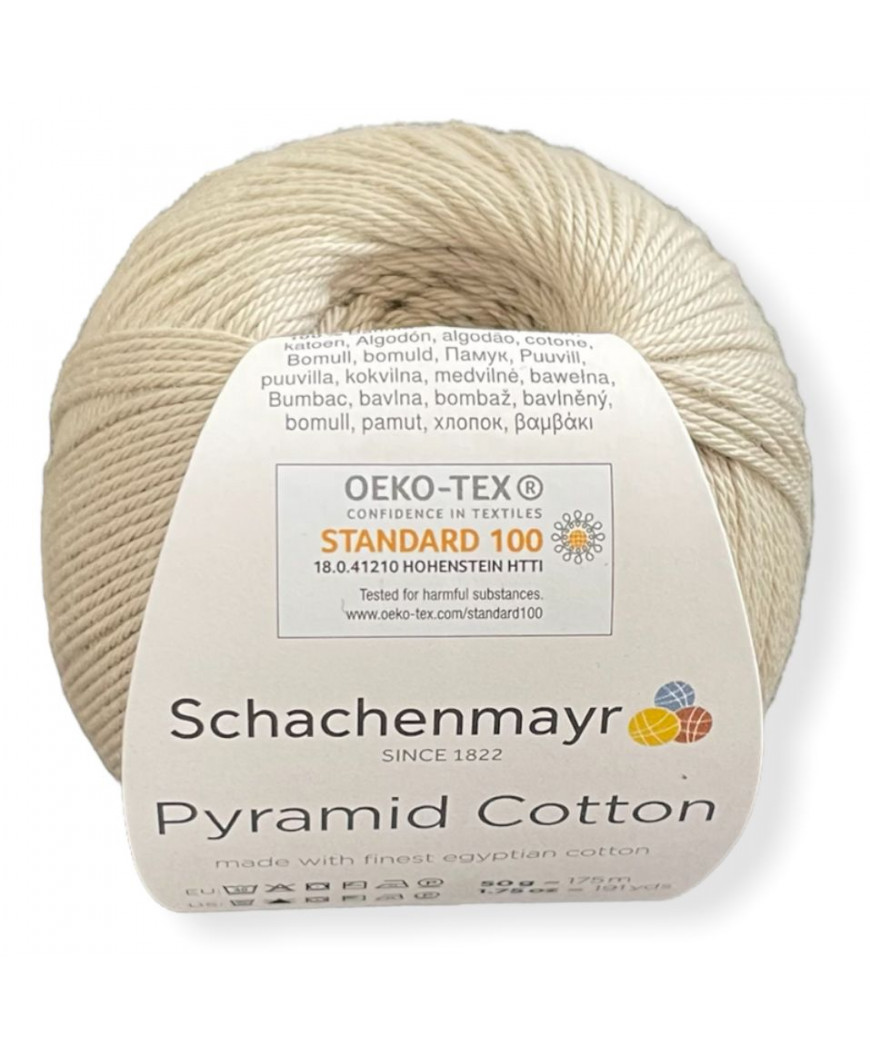 Gomitoli Pyramid Cotton 50gr, 100%cotone, ecrù n°5