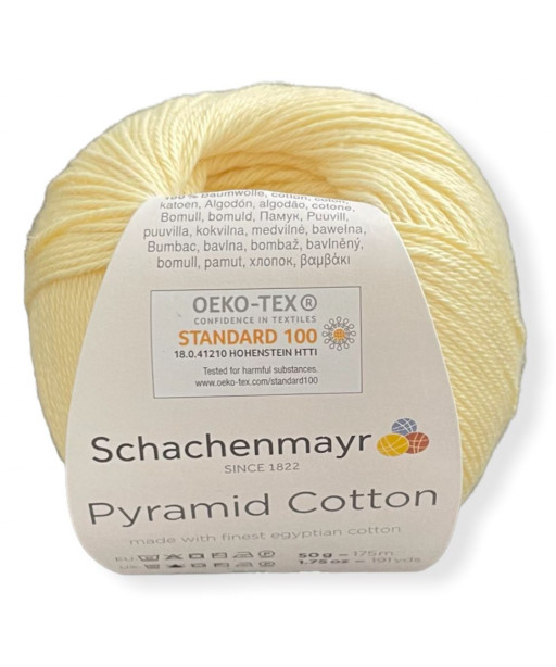 Gomitoli Pyramid Cotton 50gr, 100%cotone, paglia n°22