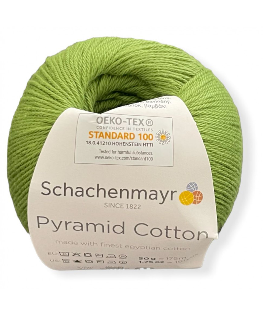 Gomitoli Pyramid Cotton 50gr, 100%cotone, verde n°71