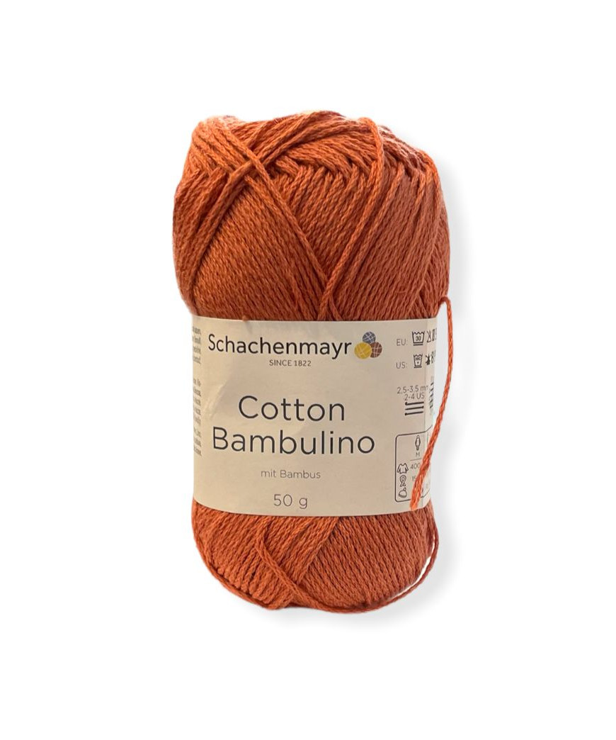 Gomitolo cotone Cotton Bambulino 50gr, coccio n°12