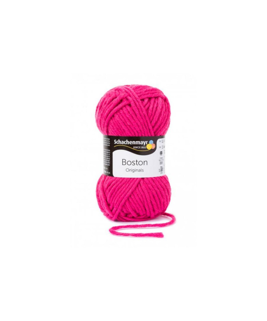 Gomitolo lana Boston Original Schachenmayr 50gr,Fuxia 35