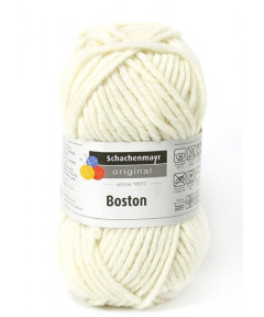 Gomitolo lana Boston Original Schachenmayr 50gr, Bianco Lana 101