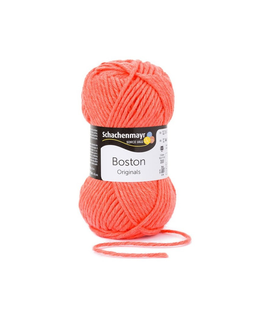 Gomitolo lana Boston Original Schachenmayr 50gr,Salmone 133