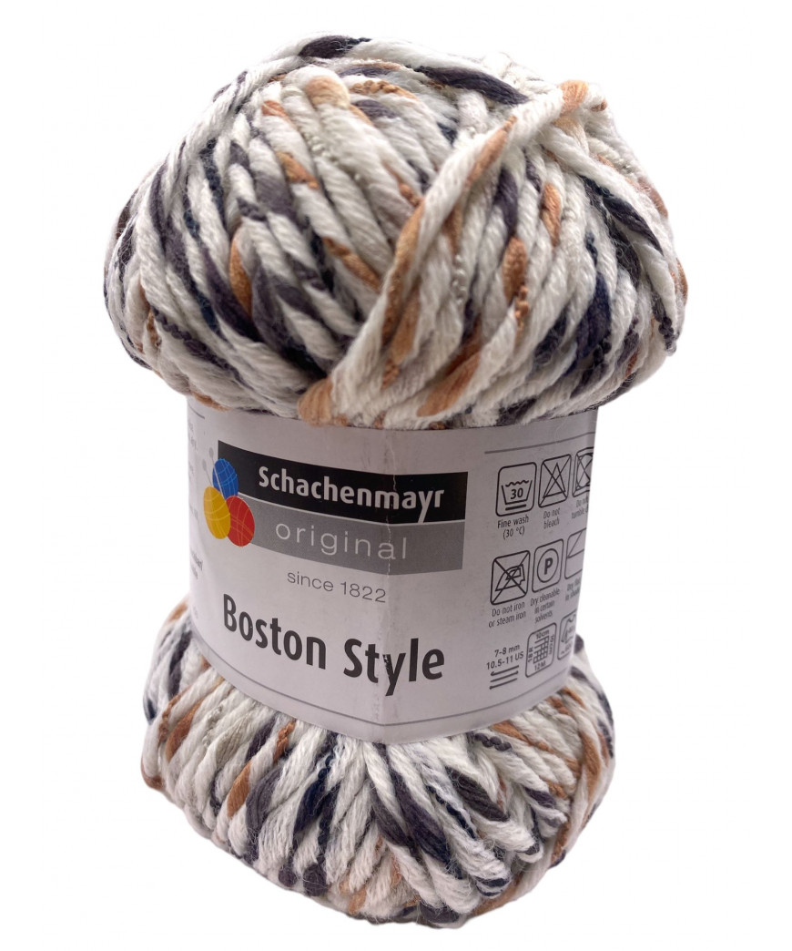 Goitolo lana Boston Style 50gr,60MT Ferri Consigliati n°7-8 Colore mix Beige n°502