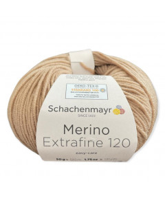 Gomitolo Lana Merino Extrafine 120 50g nocciola n°105