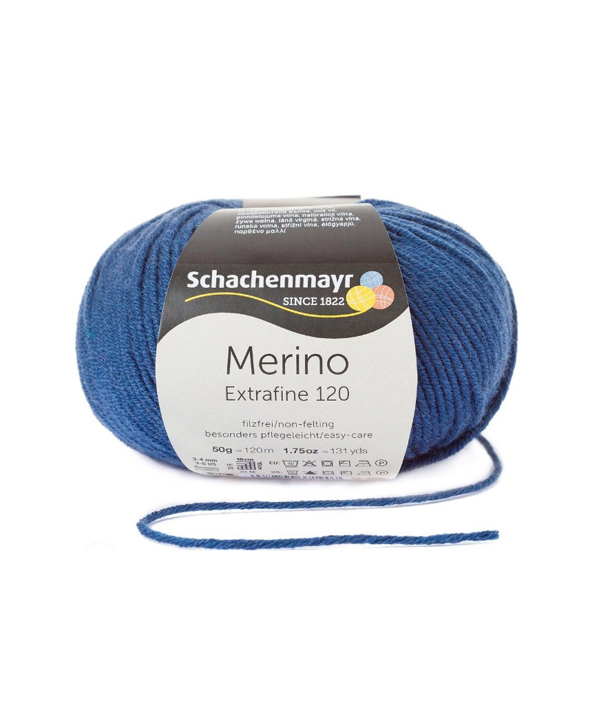 Gomitolo Lana Merino Extrafine 120 50g rosa n°155