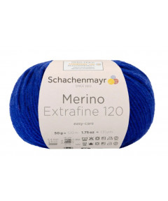 Gomitolo Lana Merino Extrafine 120 50g Blu Elettrico n°153