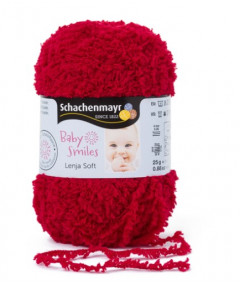 Gomitolo Baby Smiles Lenja Soft 25g Rosso n°01031