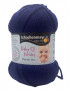 Gomitolo Lana "Bbay Smiles Merino Mix 50gr 120mt-ferri consigliati n°4 Colore Blu n°1050