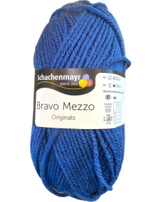 Gomitolo lana Bravo Mezzo 100gr-165mt Colore Avio  n°52