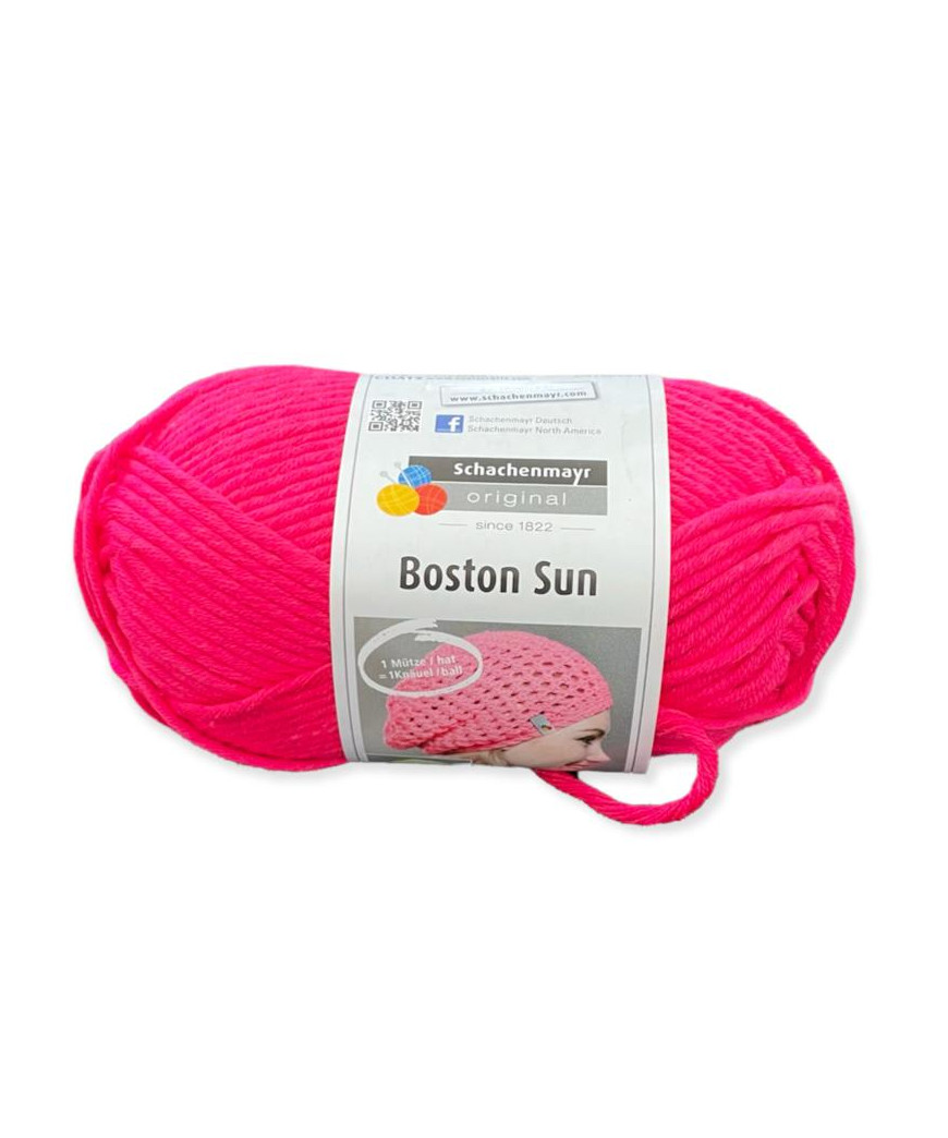 Gomitolo cotone Boston Sun 100gr rosa n°36