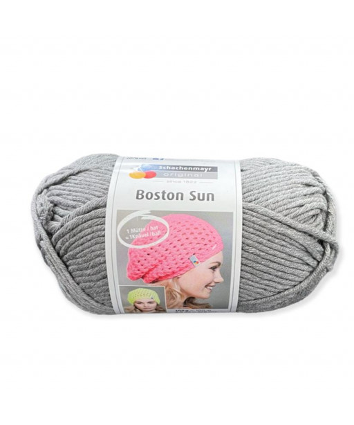 Gomitolo cotone Boston Sun 100gr grigio n°92