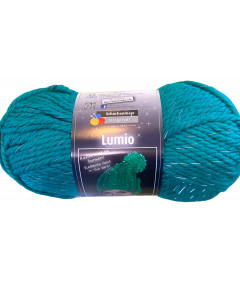 Filato Lana  Lumio Color 150gr-75mt ideale per cappelli Filo catarifrangente-Colore Smeraldo