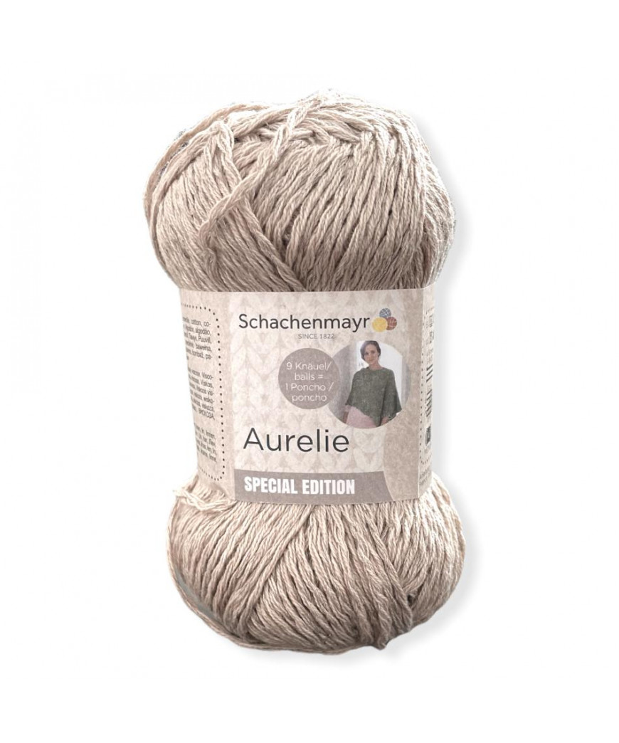 Gomitolo cotone Aurelie SPECIAL EDITION 50gr, beige n°5