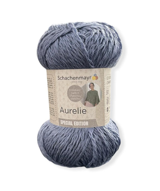 Gomitolo cotone Aurelie SPECIAL EDITION 50gr,blu n°52