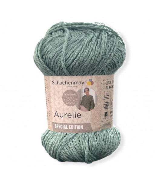 Gomitolo cotone Aurelie SPECIAL EDITION 50gr, verde n°98