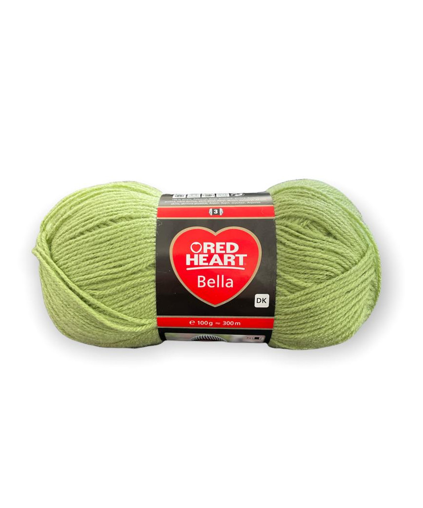 Gomitoli Lana Red Heart Bella 100g Verde n°69