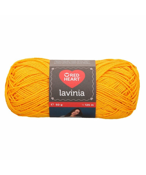 Gomitolo cotone Lavinia 50gr 100%cotone, giallo sole n°5