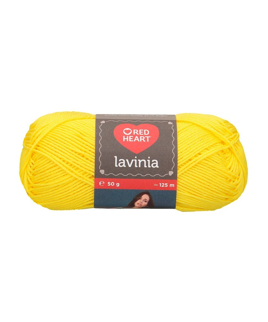 Gomitolo cotone Lavinia 50gr 100%cotone, giallo n°6