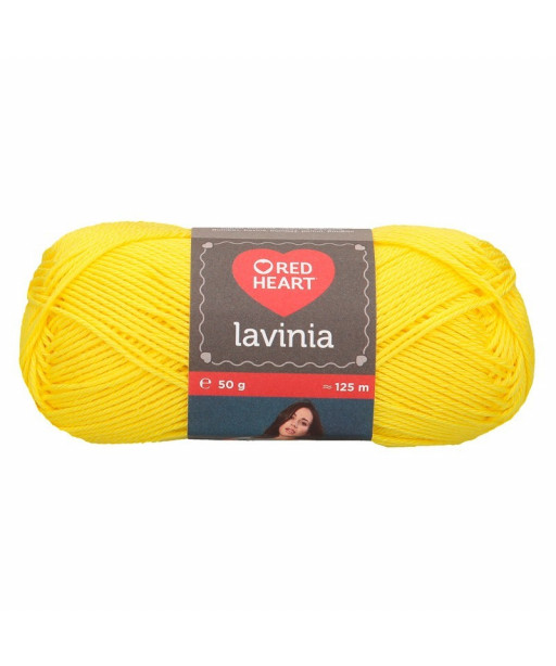 Gomitolo cotone Lavinia 50gr 100%cotone, giallo n°6