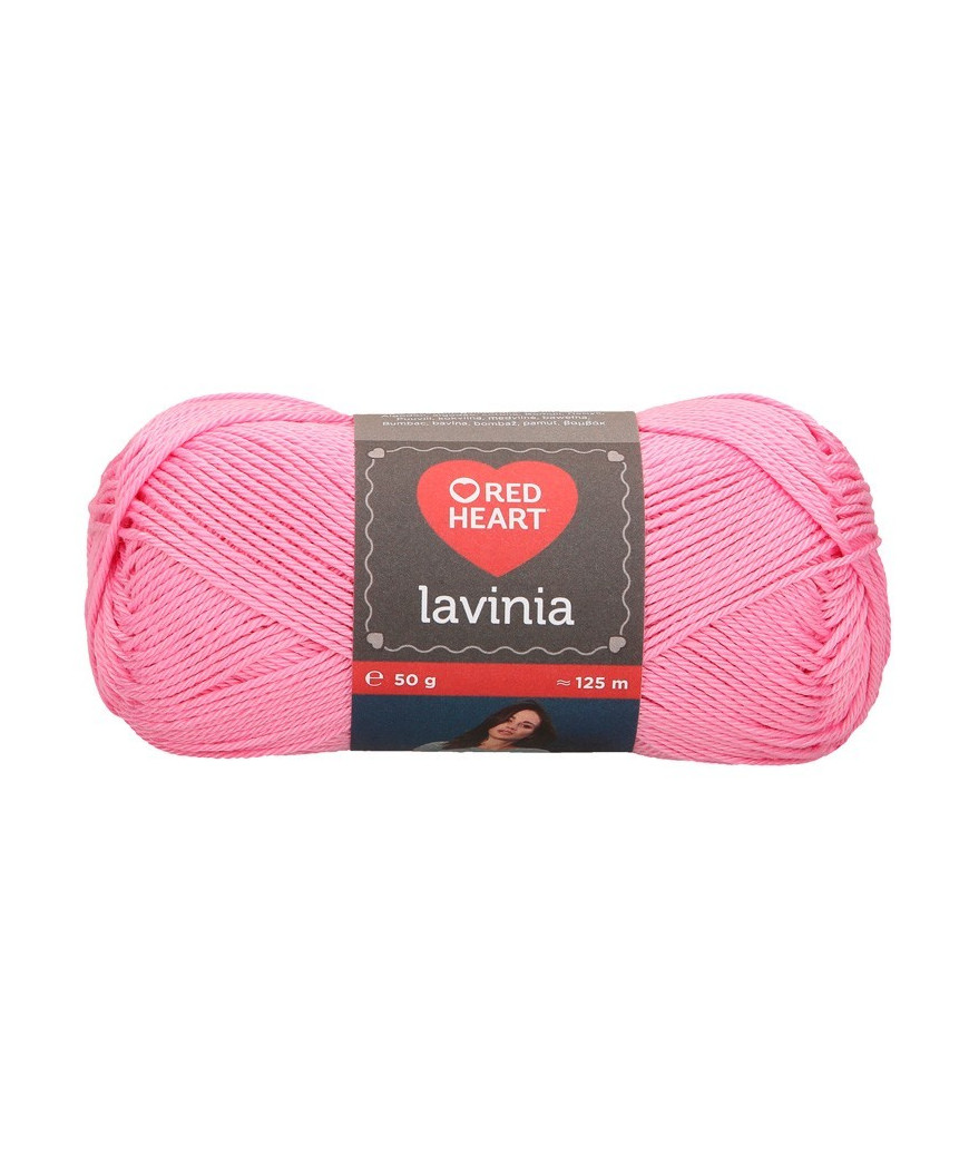 Gomitolo cotone Lavinia 50gr 100%cotone, rosa n°11