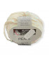 Gomitolo cotone Pearl 50gr con strass, bianco n°2225