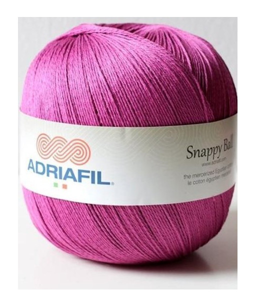 Adriafil Snappy Ball cotone egiziano mercerizzato al 100% 250gr colore Magenta 42