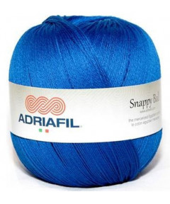 Adriafil Snappy Ball cotone egiziano mercerizzato al 100% 250gr colore Blu Elettrico 47