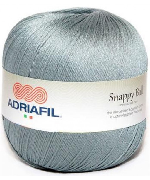Adriafil Snappy Ball cotone egiziano mercerizzato al 100% 250gr colore Grigio 68