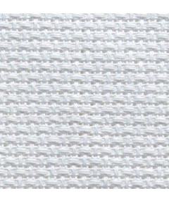 Tela Aida DMC 55 Fori Per Cm Quadrato Colore Bianco cm 50 x h 110