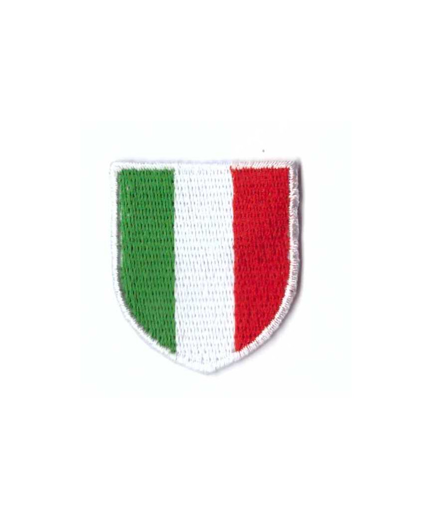 APPLICAZIONE SCUDETTO ITALIA BORDO BIANCO