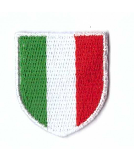 APPLICAZIONE SCUDETTO ITALIA BORDO BIANCO