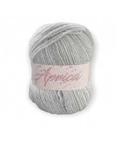 Gomitolo lana Aprica 150gr, lamè grigio n°12