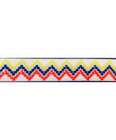 PASSAMANERIA TRIANGOLI ROSSO GIALLO E BLU