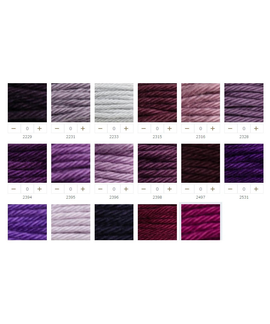 Matassina Cotone Lanato Dmc art 89 Tonalità Viola