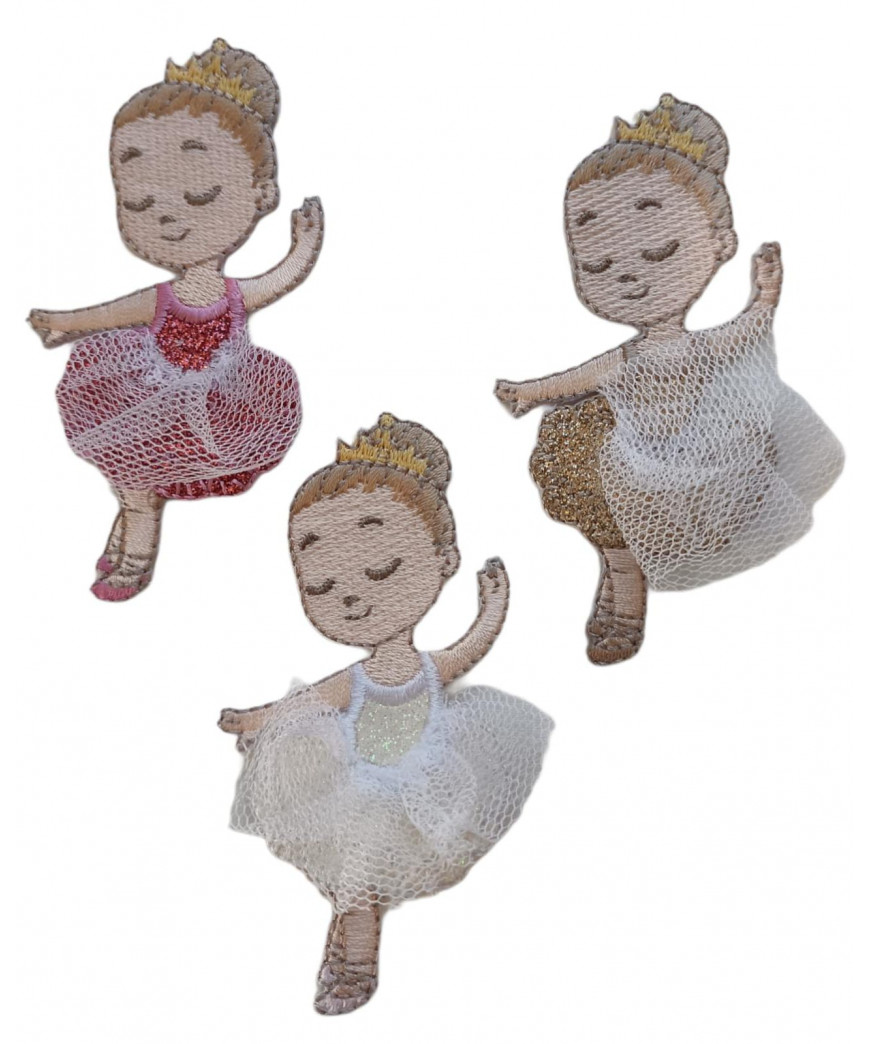 ApplicazioneTermoadesiva Ballerina Glittercm 8X4 ca