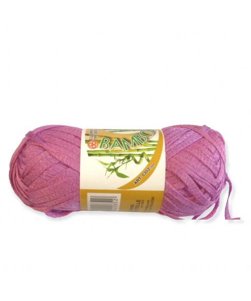 Gomitolo cotone Bamboo 50gr, LILLA COL N°142