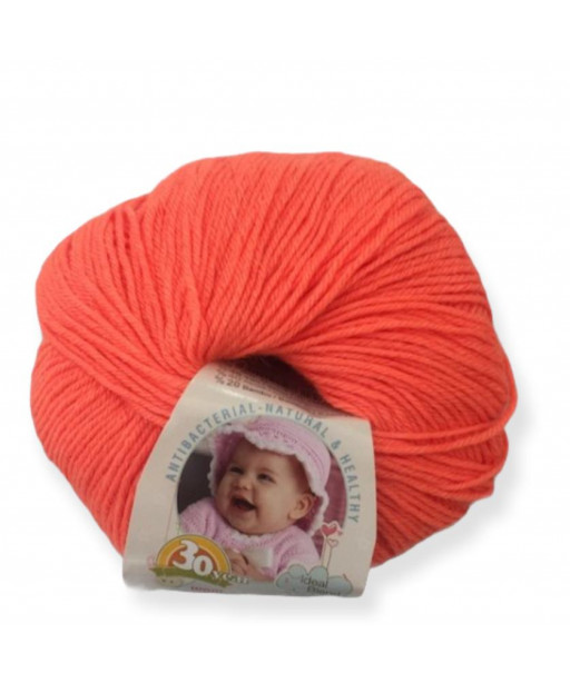 BABY WOOL ARANCIO COL N°654