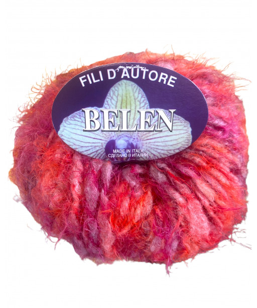 Gonmitoli Lana Belen 50g Mix Arancio/Fuxia Sfumato n°9