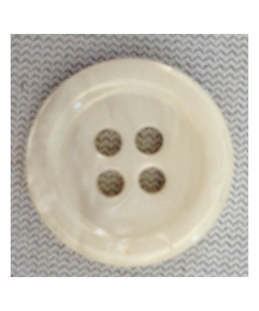 BOTTONE BIANCO PVC 17mm