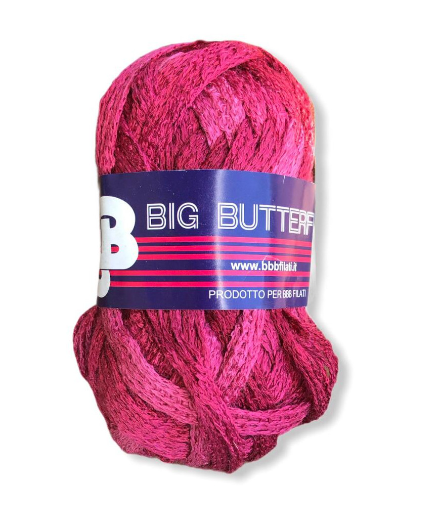 Gomitolo Big Butterfly 50g mix fuxia n°13