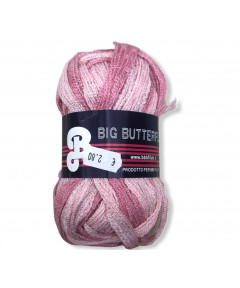 Gomitolo Big Butterfly Lux 50g mix rosa n°17